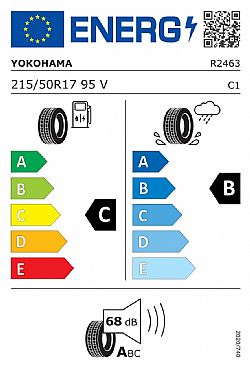 Yokohama ES32 215/50/R17 95V XL (Εως 10-ατοκες δοσεις)