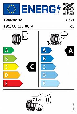 Yokohama 195/60/R15 88V BLUEARTH-A AE51 (Εως 10-ατοκες δοσεις)