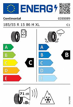 Continental 185/55R15 86H XL AllSeasonContact  (Εως 10-ατοκες δοσεις)