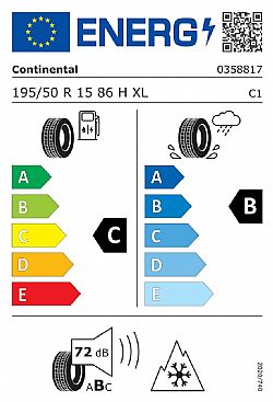 Continental 195/50R15 86H XL FR AllSeasonContact   (Εως 10-ατοκες δοσεις)