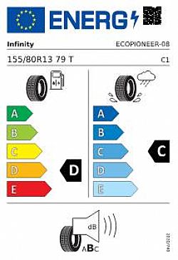 INFINITY 155/80/R13 ECOPIONEER 79T (Εως 10-ατοκες δοσεις)