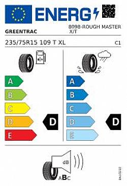 Greentrac 235/75/R15 Rough-XT 109T XL (Εως 10-ατοκες δοσεις)