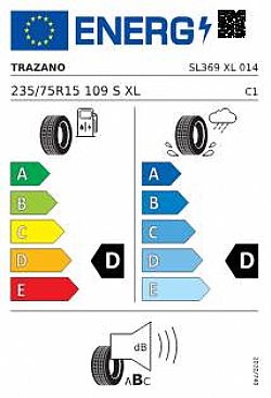 Trazano 235/75R15 SL369 A/T 109S (Εως 10-ατοκες δοσεις)