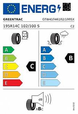 GREENTRACK 195R14C 102/100S SUPERANGE-VAN (Εως 10-ατοκες δοσεις)